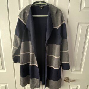 Talbots Pure Merino Wool Size 2X petite never worn grey and navy
